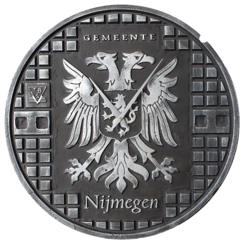 Nijmegen Putdekselklok – zwart zilver